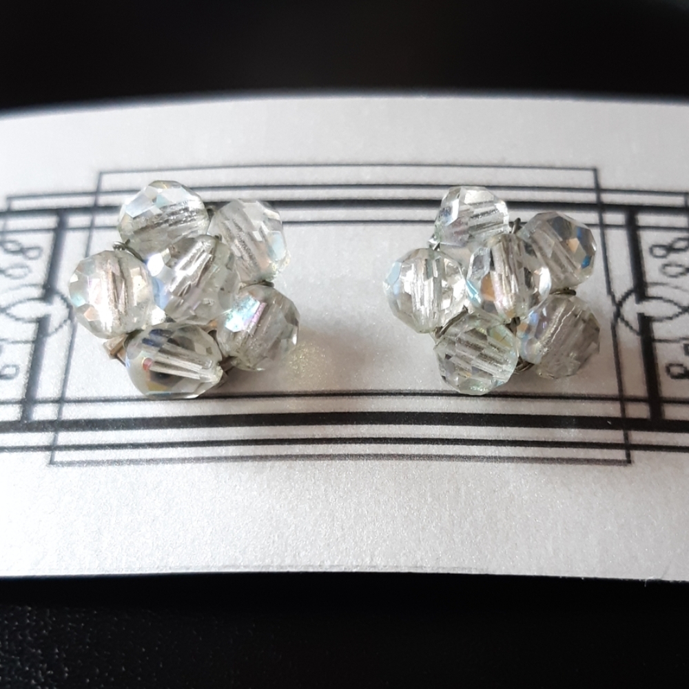 VINTAGE Czech Glass Earrings